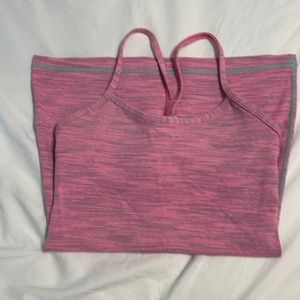 Lululemon pink power Y tank